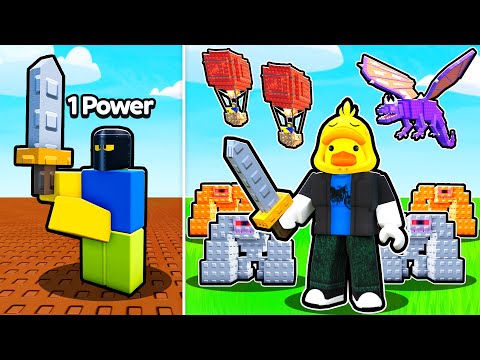 I Upgraded From NOOB to MAX STRENGTH Army in Roblox Make an Army!