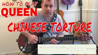 Chinese Torture - Queen - Guitar Tutorial (Guitar Tab)