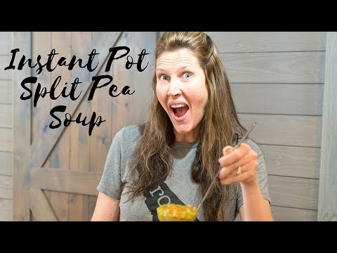 17 Minute Instant Pot Split Pea Soup