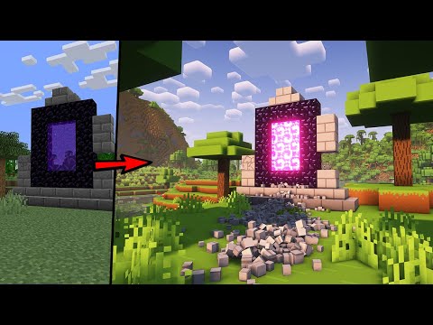 hodilton - Minecraft, but it looks like the trailer! Trailer Graphics - 4K