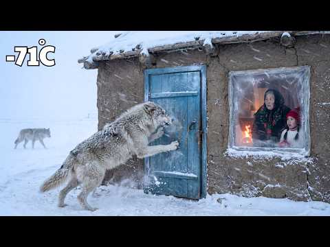 Blizzard at –77°C | 91 Year Old Widow and Grandchild Protect Sheep from Wolves