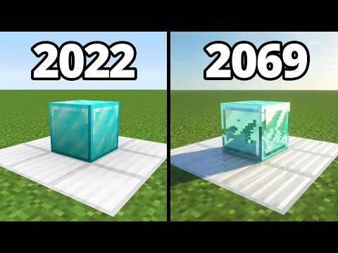 Alexa Real - graphics in minecraft: now vs 2069