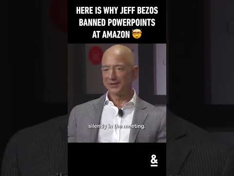 HERE IS WHY JEFF BEZOS BANNED POWERPOINTS AT AMAZON 🤯
