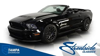 Video Thumbnail for 2011 Ford Mustang Shelby GT500 Convertible