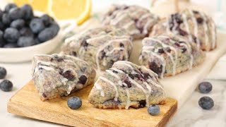 Wild Blueberry Scones | Easy + Delicious Summer Baking
