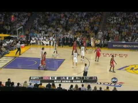 Pau Gasol vs Rockets Play-Off R2-G7(17-5-2009)