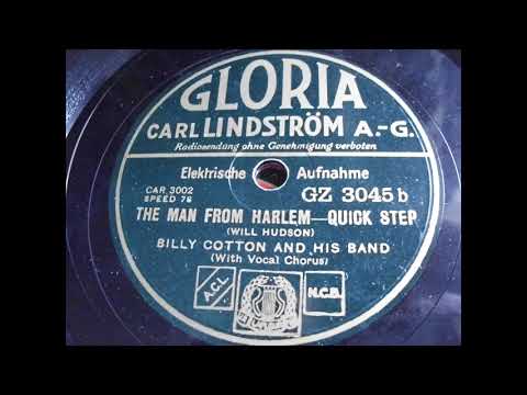 Billy Cotton and his Band: The man from Harlem (London 1934)