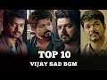 Top 10 Thalapathy Vijay Sad Bgm Ringtones Thalapathy Vijay Sad Emotion Bgm Bgm Sad Trending
