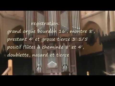 orgue Cauterets (F) - duo du Livre d'orgue de Montréal (fin du XVIIe siècle)