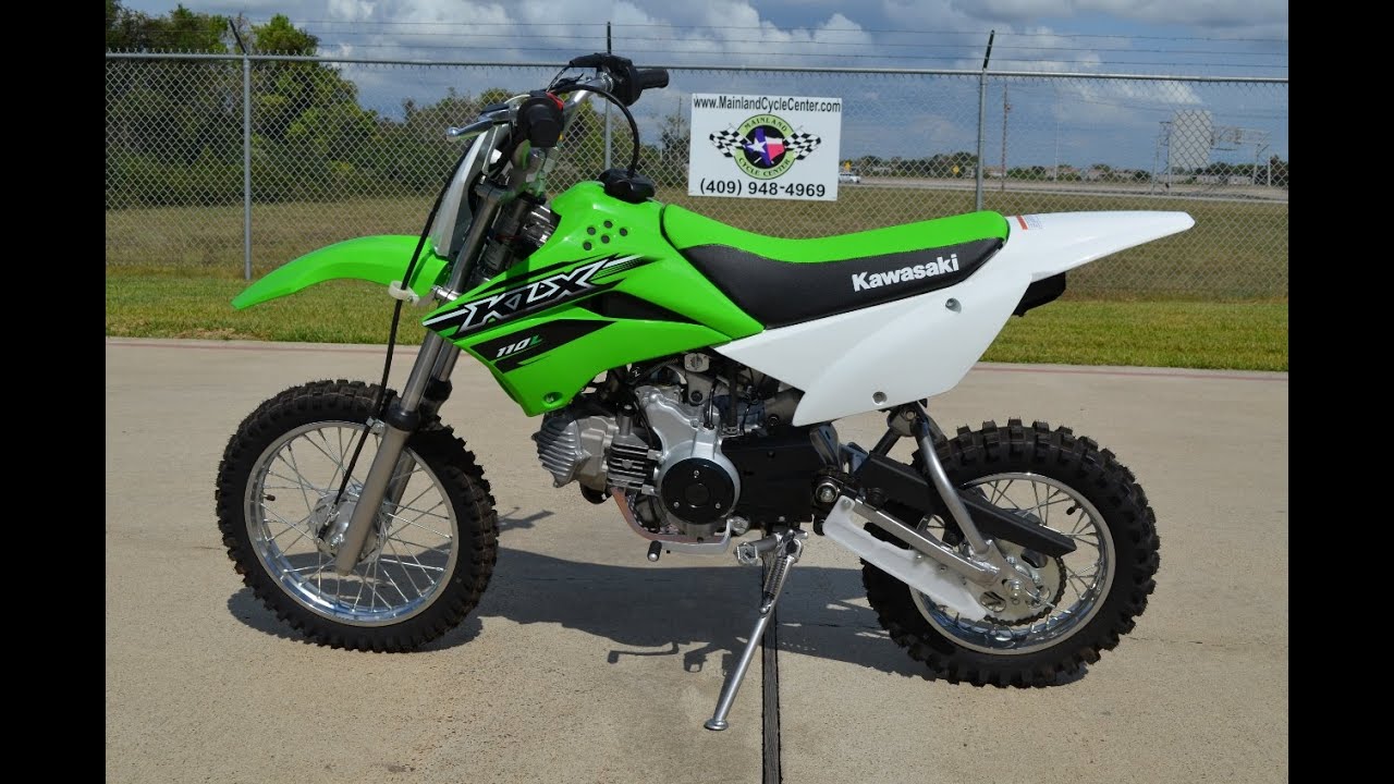 $2,499:  2015 Kawasaki KLX 110L Overview and Review