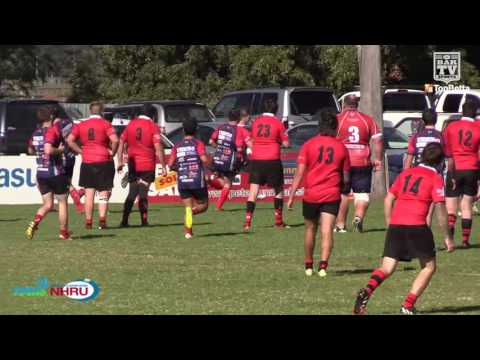2016 NHRU Round 5 Premier 3 Highlights - Singleton Bulls v Waratah