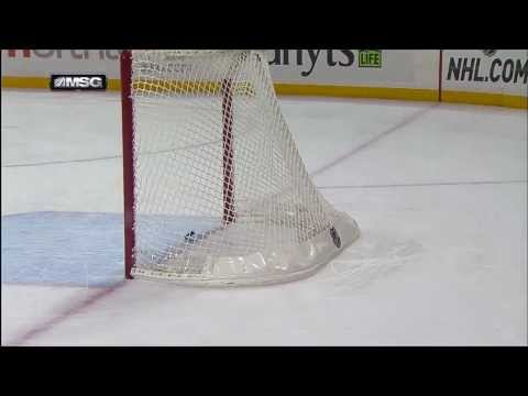 Christian Ehrhoff saves goal then scores one Sabres vs Leafs