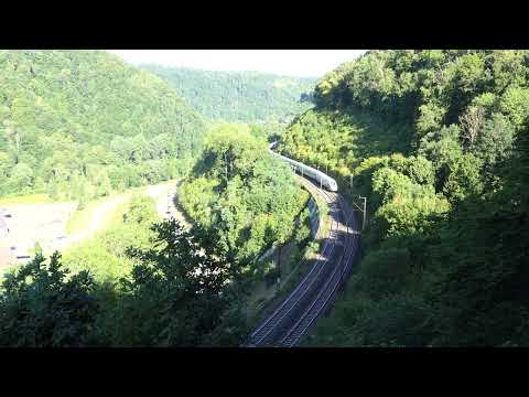 ICE 4 auf Talfahrt @ Mühltalfelsen
