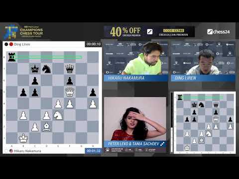 Ding Liren almost gave a heart attack to Peter Leko