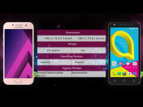 Samsung Galaxy A5 2017 vs Alcatel U5 4G - Phone comparison