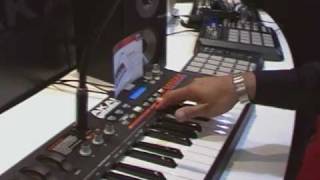 Video thumbnail for NAMM 2010: Akai MiniAK Virtual Analog Synthesizer by Gear4music Guitars