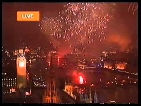 New Year 1999-2000 Millennium, London, UK