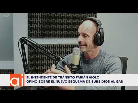 El intendente de Tránsito, Fabián Violo, opinó sobre los recortes nacionales