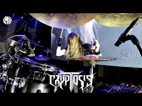 CRYPTOSIS - Conjuring the Egoist Live Drumcam