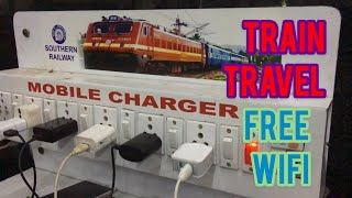 preview picture of video 'Train Travel free mobile charging,free WiFi,reserved and unreserved tickets by mobile,cleanliness'