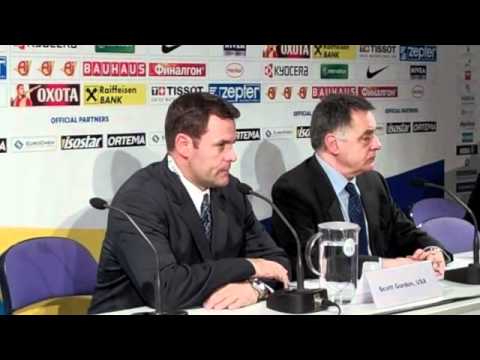 Scott Gordon Discusses 5-2 Win vs. Switzerland - 2012 IIHF Ice Hockey World Championship