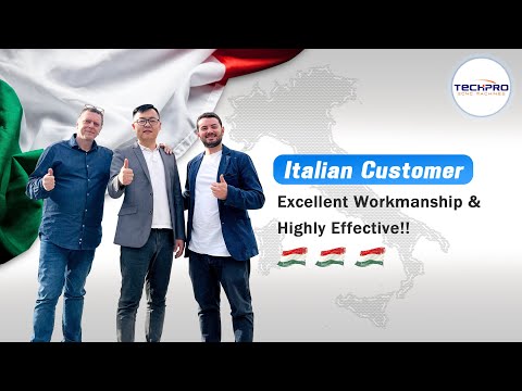 Thanks to Italian Customers for Visiting TechPro Factory and Purchasing PTP CNC Router Machines