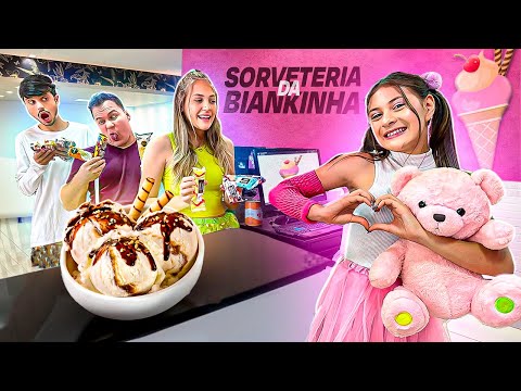 BIANKINHA FINGE BRINCAR DE VENDER SORVETE!!