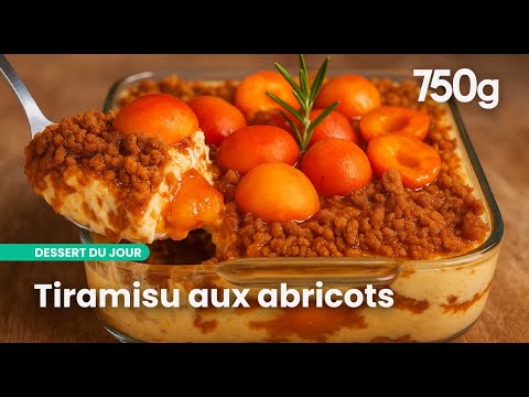 Apricot and Speculoos Tiramisou