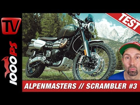 Triumph Scrambler 1200 XC Test - Alpenmasters Vergleich - Scrambler 3/4