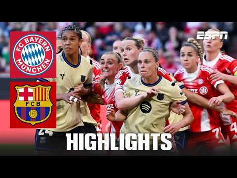 Bayern Munich, Barcelona play out FIESTY semifinal draw | UEFA Women's Champions League Highlights
