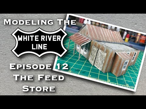 Scratch building a Corrugated Metal Building for a Model Railroad