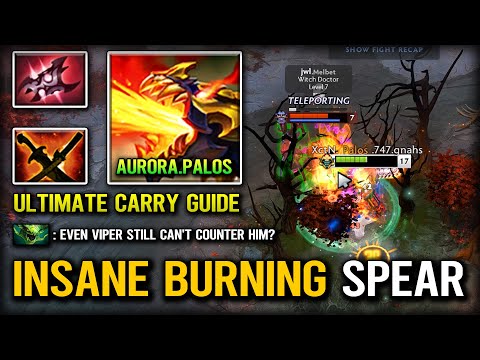 INSANE BURNING SPEAR CARRY Guide Huskar Turn ON Armlet Delete All his OPPS 7.40c Dota 2