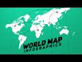After Effects World Map Animation Map Infographics Animation Motion Designer Tutorial