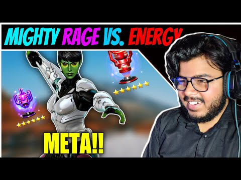 GAMORA! MIGHTY RAGE VS MIGHT ENERGY | MARVEL FUTURE FIGHT | DRAJ GAMING