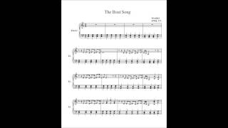Boat Song - Woodkid - Piano Transcription - Piano Cover