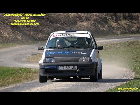 Dariusz GAJDOSZ / Łukasz GŁACZYŃSKI - Fiat CC - "Super Oes Dla Mai" Grudna Dolna 30-03-2019