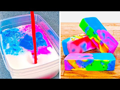 26 COLORIDAS IDEIAS DE SABONETES QUE SÃO MUITO FÁCEIS DE FAZER