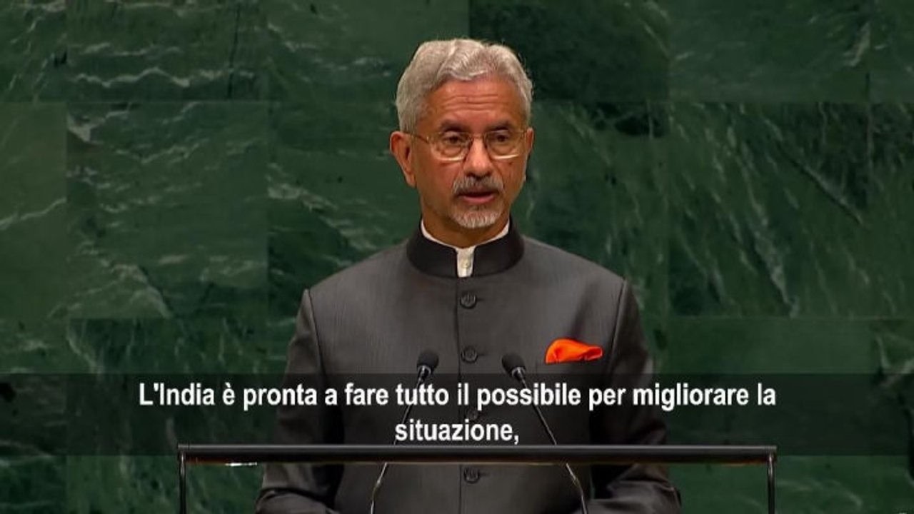 Jaishankar (India): Per la pace in Medio Oriente serve la soluzione a due Stati