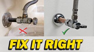How to Replace a Shutoff Valve the RIGHT Way! (No Leaks)