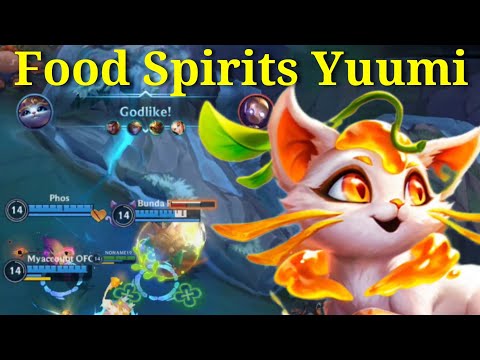 Food Spirits Yuumi Is So Cool Skin ! Tier S Patch 4.3B Gameplay Yuumi - League of Legends: Wild Rift