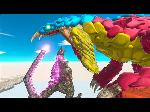 GODZILLA FIGHTS WORKSHOP UNITS - Animal Revolt Battle Simulator