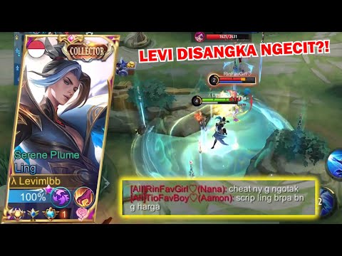 LING LEVI DISANGKA NGECIT MULU SAMA MUSUH!! | MOONTON PLEASE FIX LING AUTO AIM CHEAT PROBLEM! - MLBB