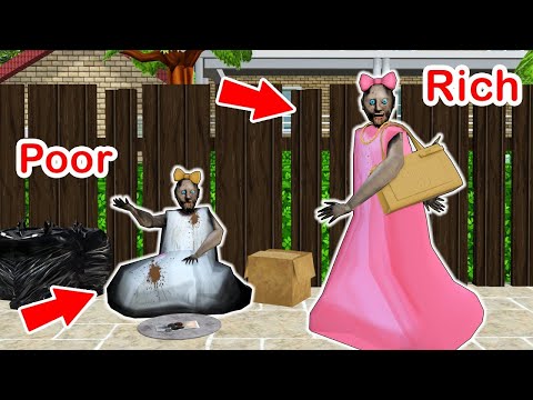 Pregnant Granny vs Ice Scream vs Bad small Granny - funny horror animation (p.167)