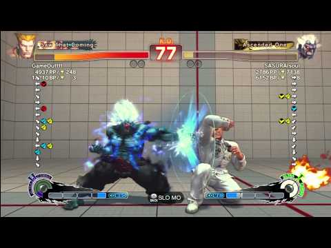 Game Outttt (Guile) vs SASURAIsoul (Oni)