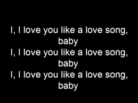 03:13 Selena Gomez - I Love You Like A Love Song Lyrics