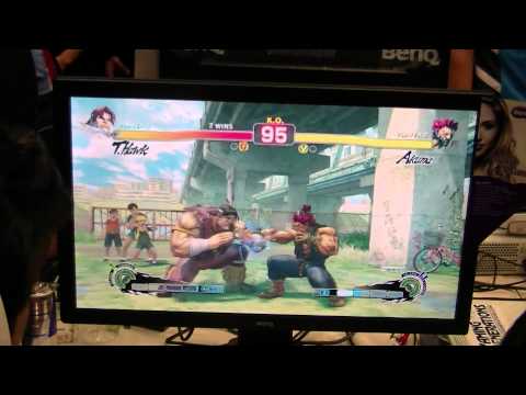 USF4 Semis @ EVO 2015 - AG Native Impact (T. Hawk) vs Eita (Akuma)