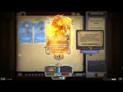 Crafting Golden Ragnaros the Firelord [Hearthstone]