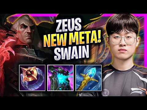 ZEUS CRAZY NEW META SWAIN TOP! - HLE Zeus Plays Swain TOP vs Ambessa! | Season 2025
