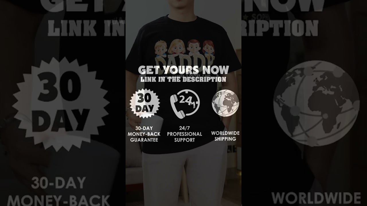 Proud To Be Dad’s Kid - Custom Unisex T-shirt - Father's Day, Gift For Dad, Grandpa - TS-HA0613-V1