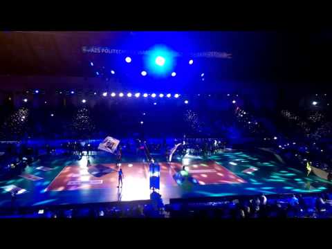 Oprawa meczu AZS Politechnika Warszawska - Skra Bełchatów